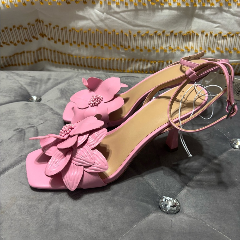 a new day Pink Floral Women's Heels